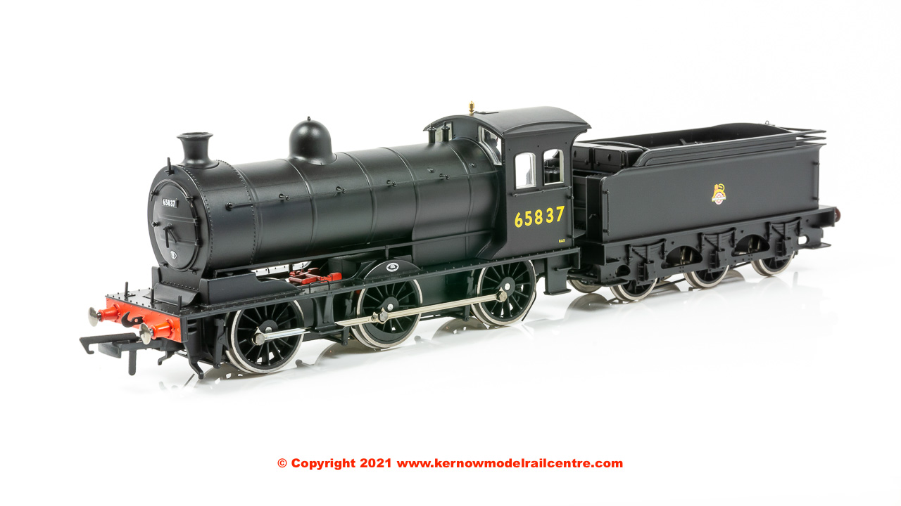 OR76J27002XS Oxford Rail LNER J27 Steam Locomotive number 65837 in BR Black livery with early emblem